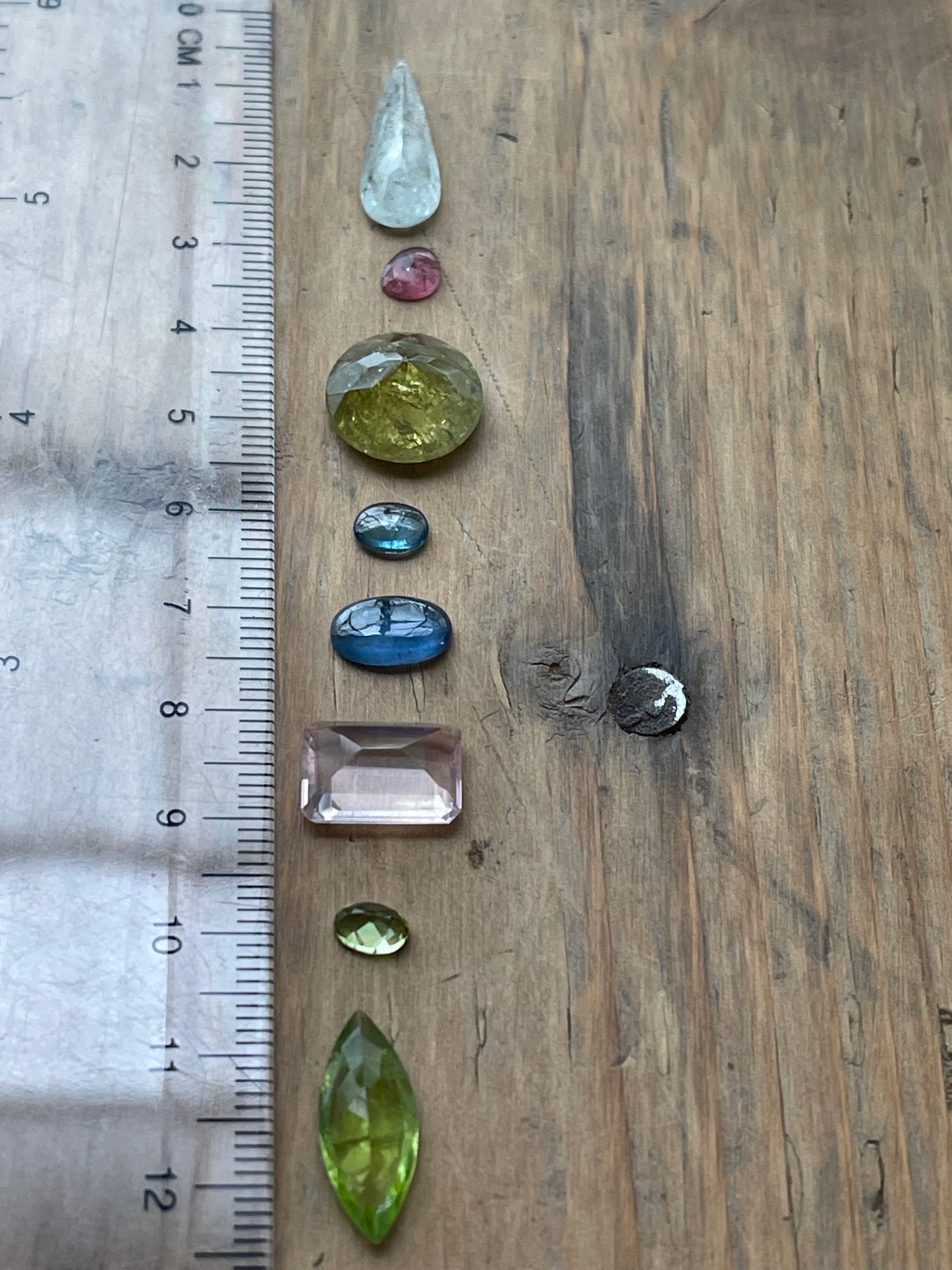 Gemstone Collection 376: Aquamarine, Rose Quartz, Pink Opal, Kyanite - 25CT