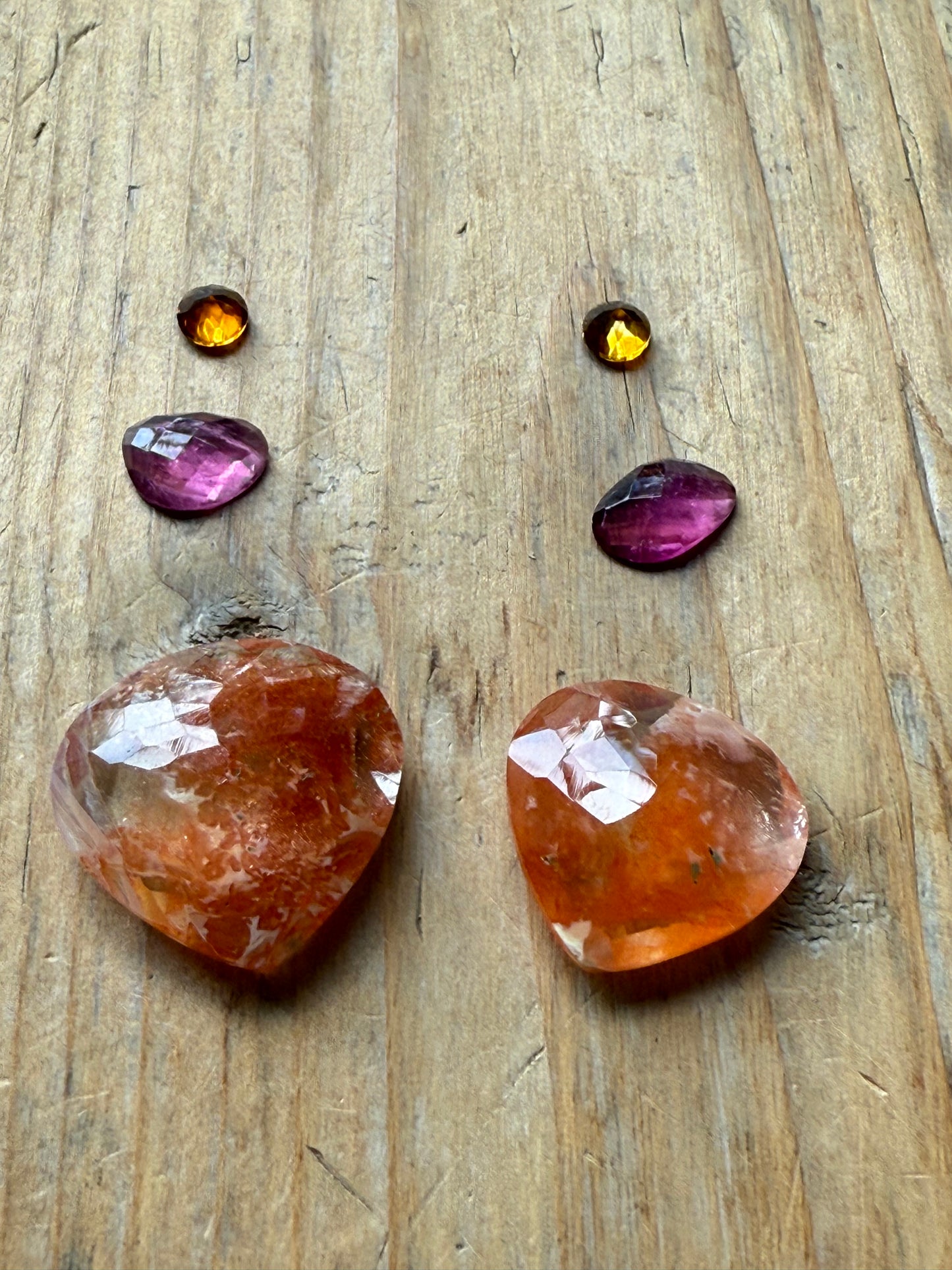 Gemstone Collection 519: Red Inclusion Quartz, Rainbow Tourmaline - 35 CT