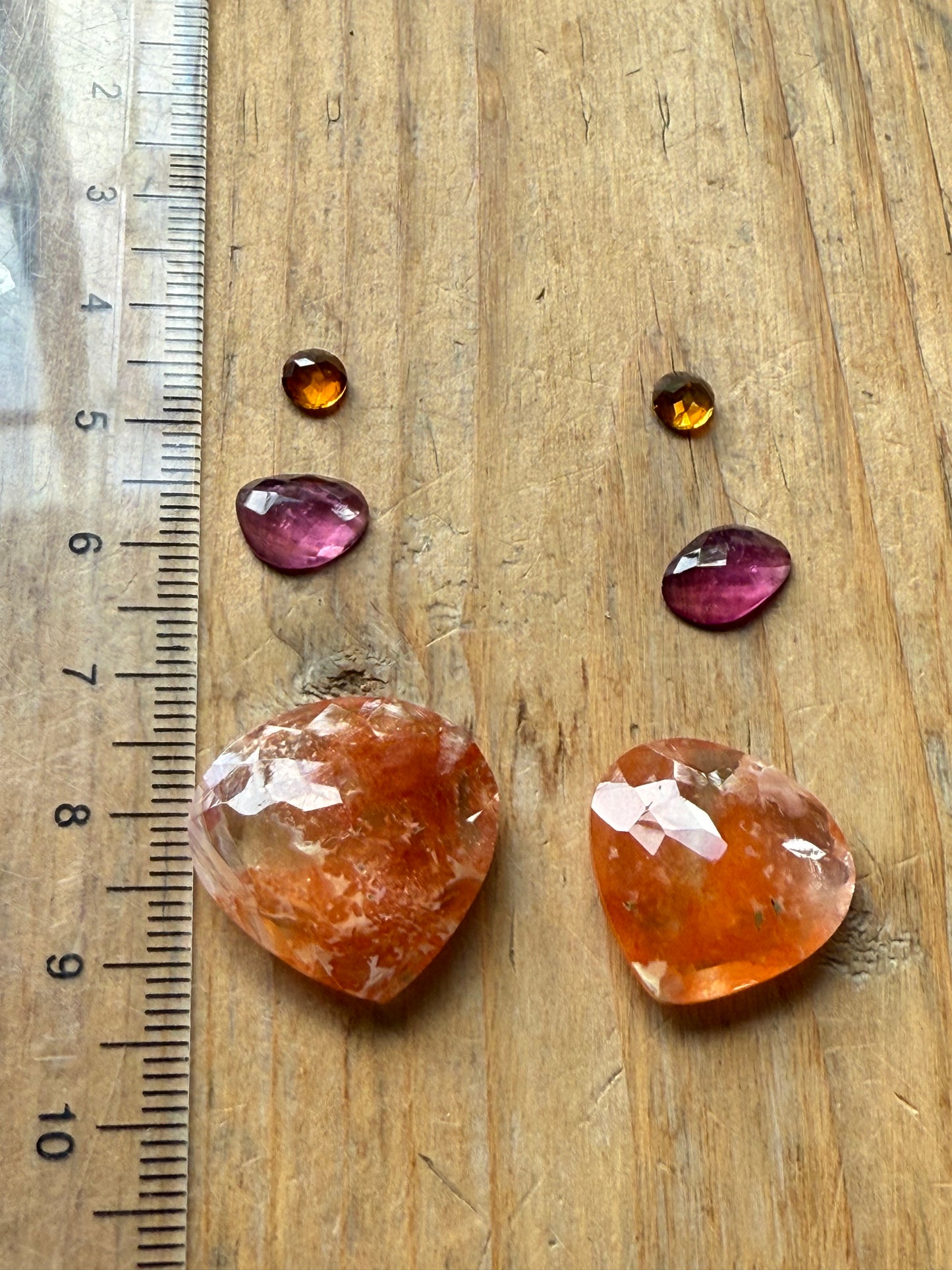 Gemstone Collection 519: Red Inclusion Quartz, Rainbow Tourmaline - 35 CT