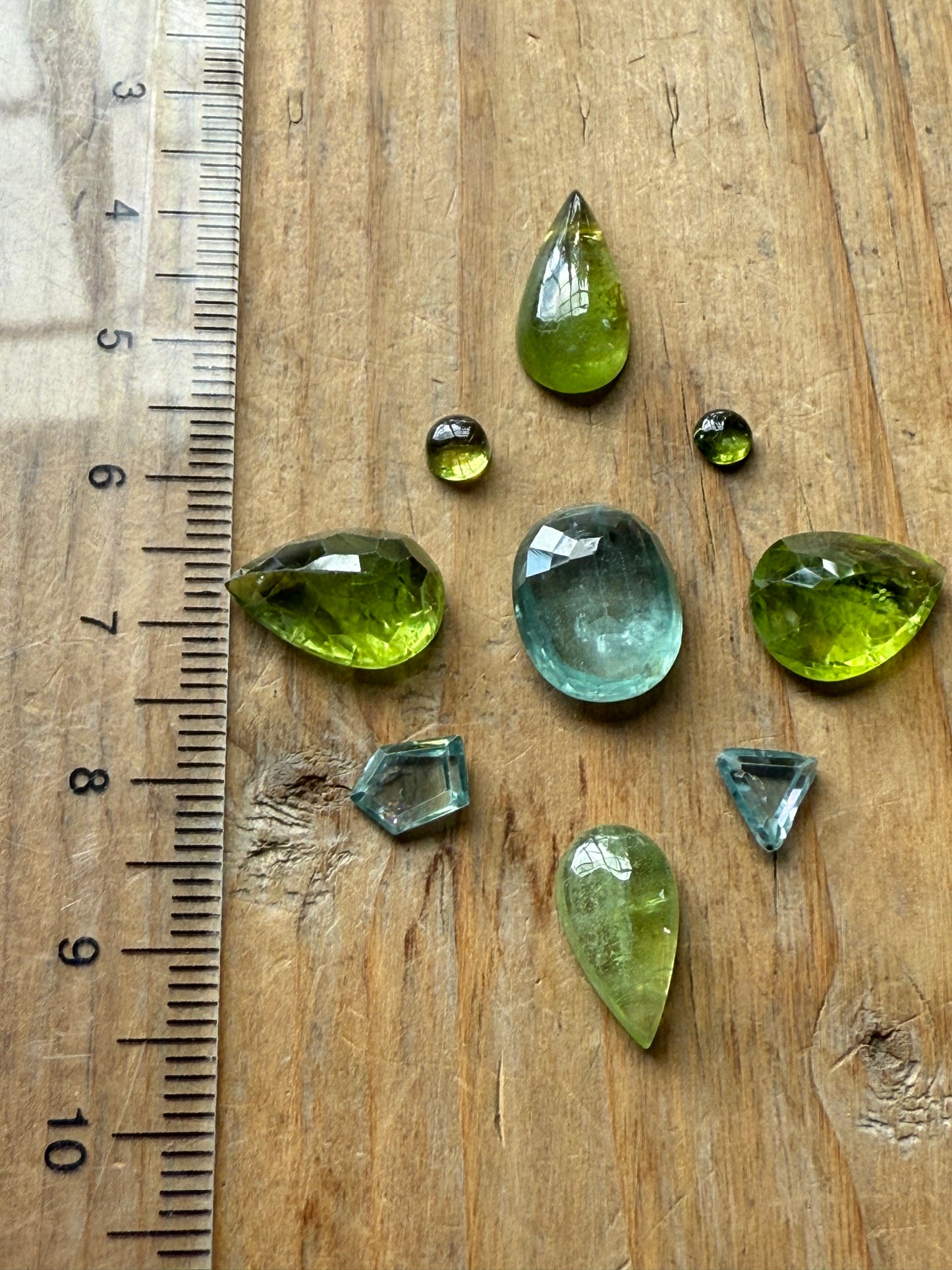 Gemstone Collection 540: Kyanite, Peridot, Blue Zircon - 27 CT