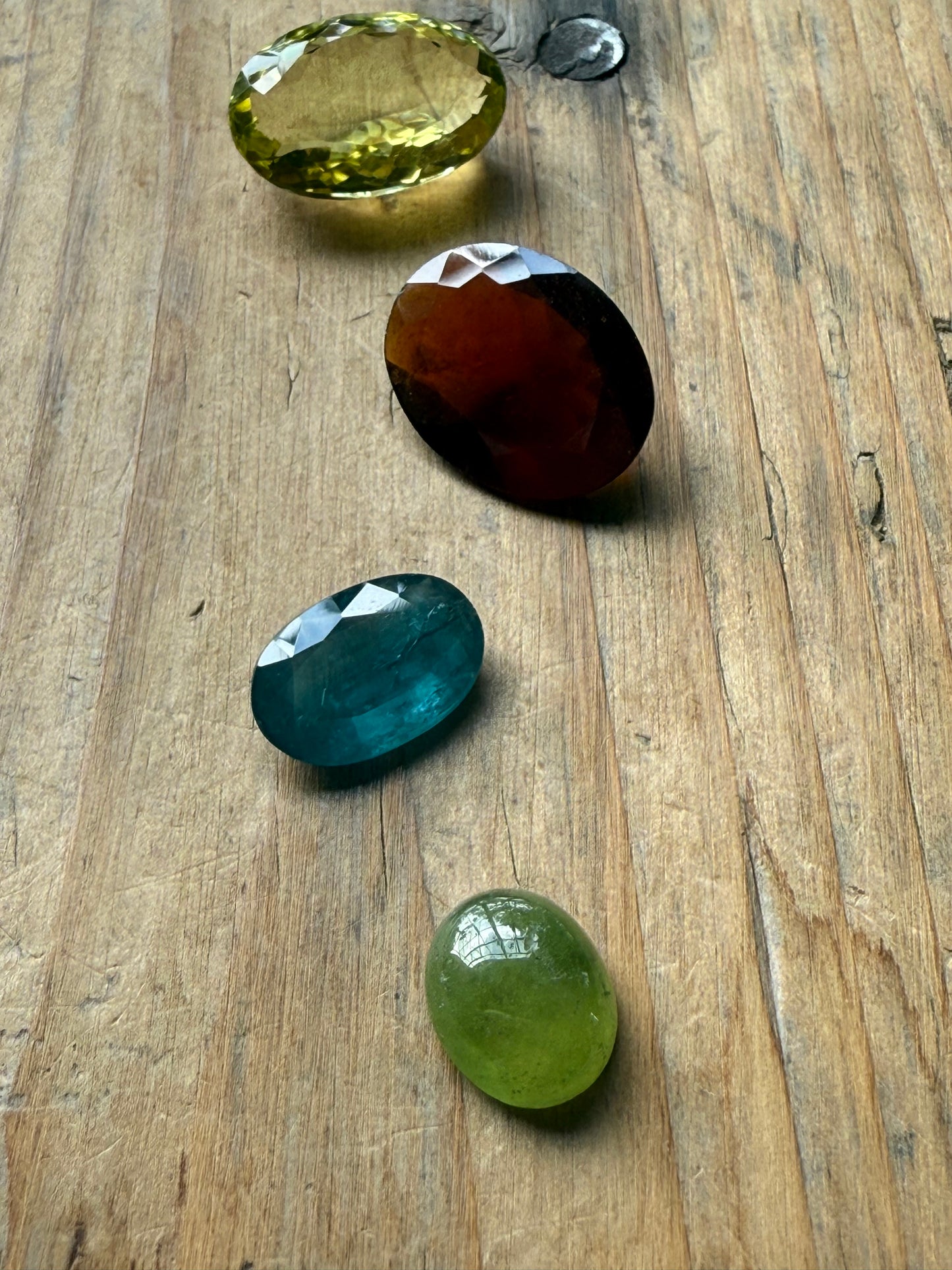 Gemstone Collection 548: Kyanite, Lemon Quartz, Hessonite - 34 CT