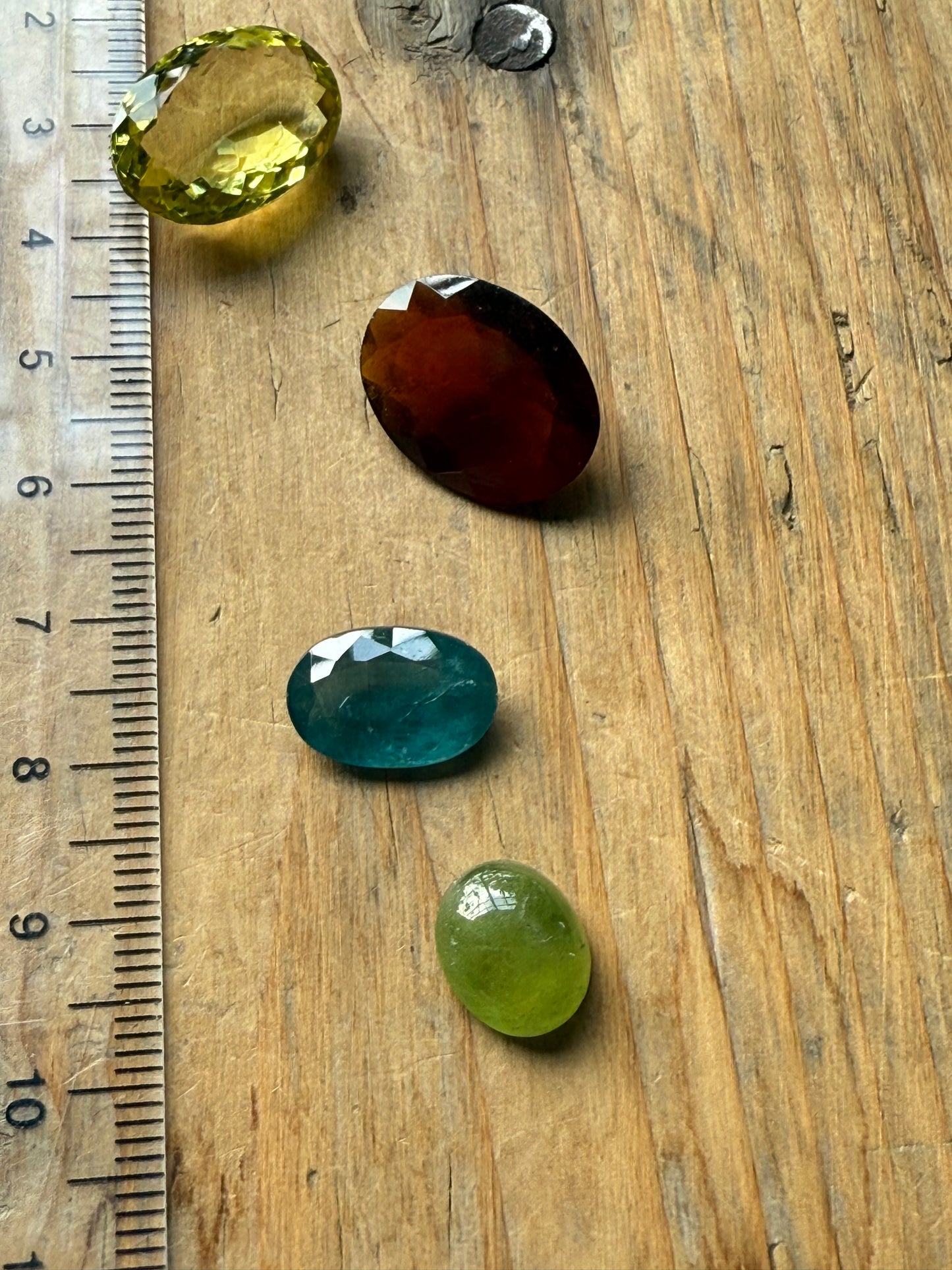 Gemstone Collection 548: Kyanite, Lemon Quartz, Hessonite - 34 CT