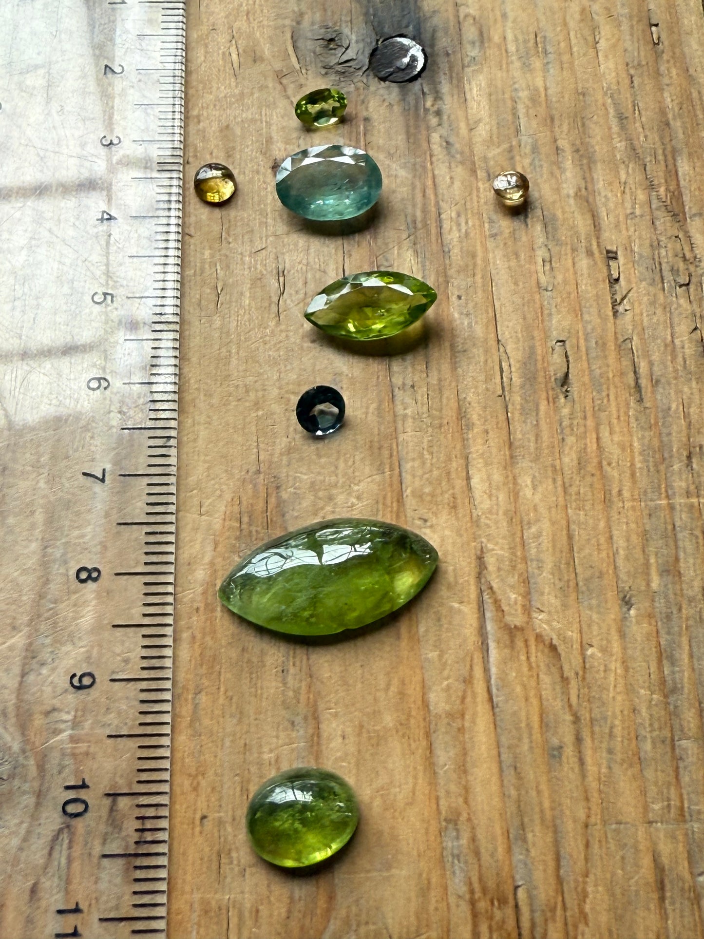 Gemstone Collection 555: Kyanite, Green Kyanite, Peridot, Blue Topaz - 20 CT