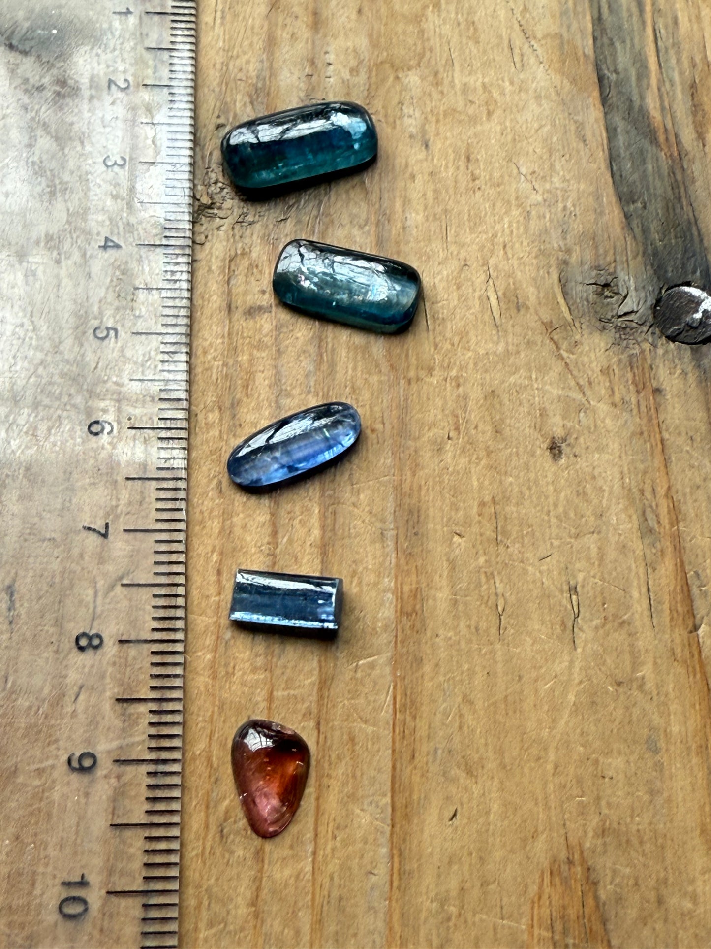 Gemstone Collection 581: Kyanite, Rainbow Tourmaline - 17 CT