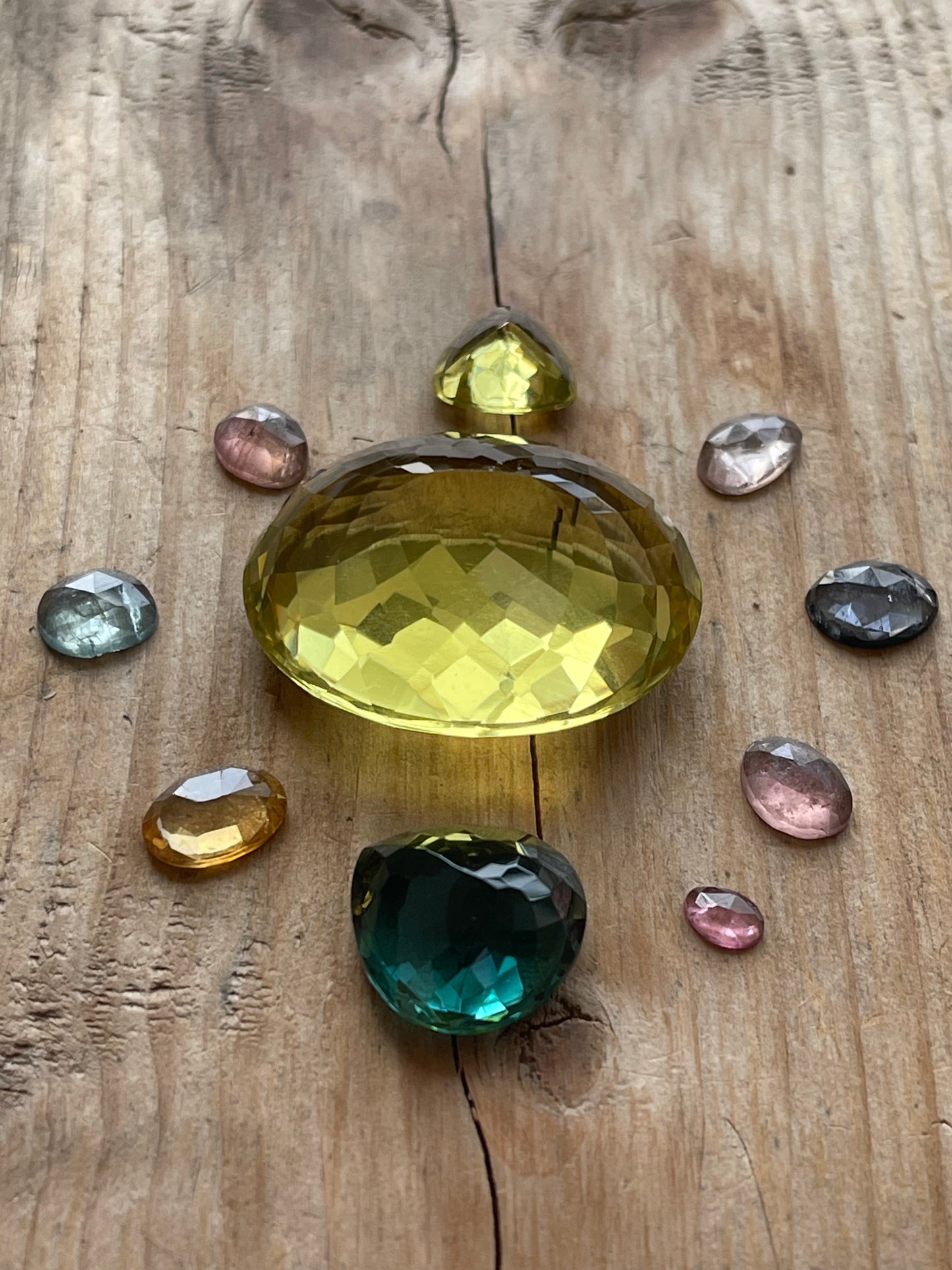 Gemstone Collection 23: Lemon Quartz, Fluorite, Rainbow Tourmaline - 104CT