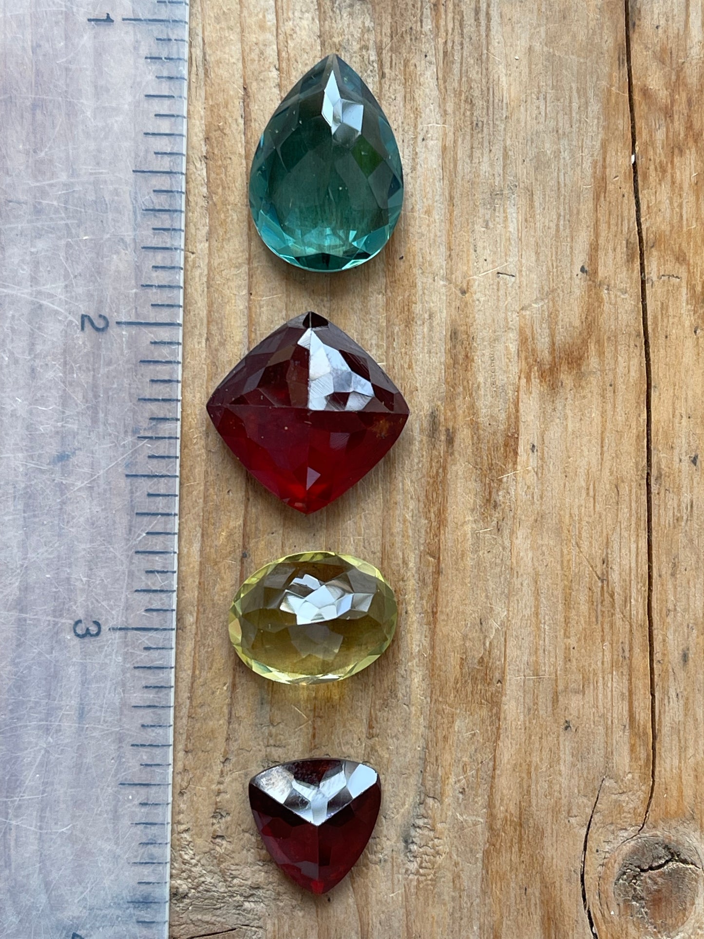 Gemstone Collection 47: Fluorite, Hessonite, Lemon Quartz - 32CT