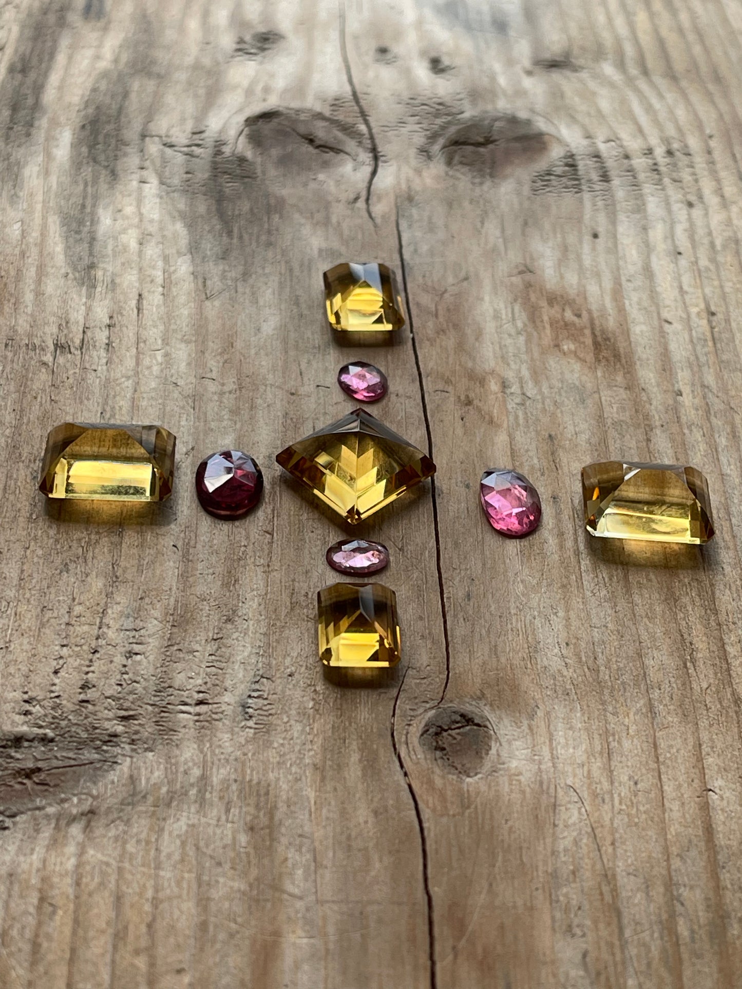 Gemstone Collection 73: Citrine, Rainbow Tourmaline - 36CT