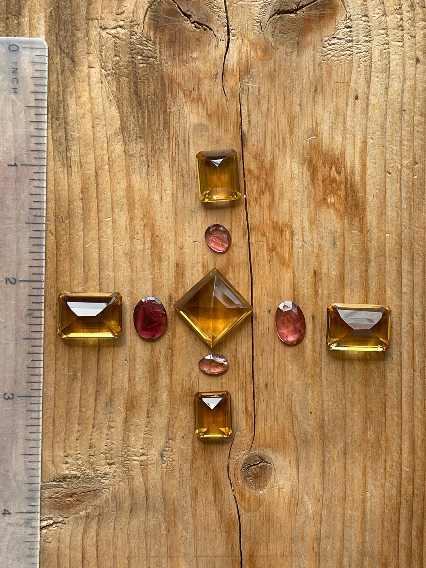 Gemstone Collection 73: Citrine, Rainbow Tourmaline - 36CT