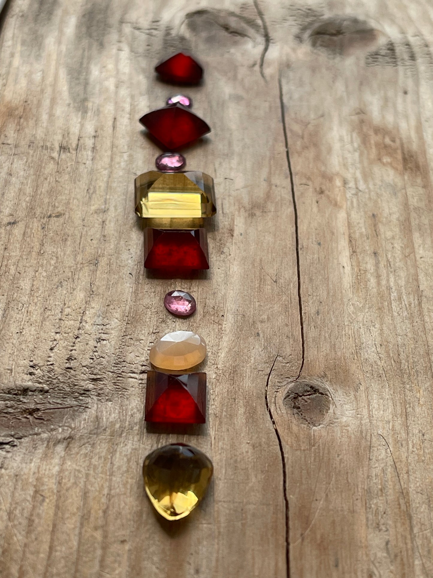 Gemstone Collection 77: Hessonite, Citrine, Rainbow Tourmaline - 34CT