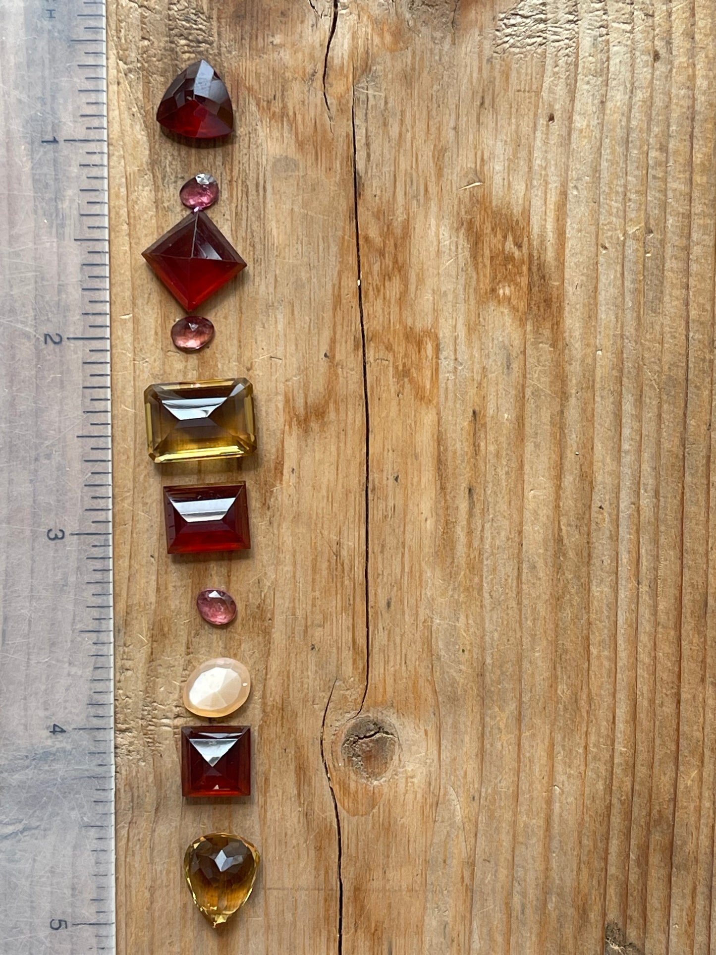 Gemstone Collection 77: Hessonite, Citrine, Rainbow Tourmaline - 34CT