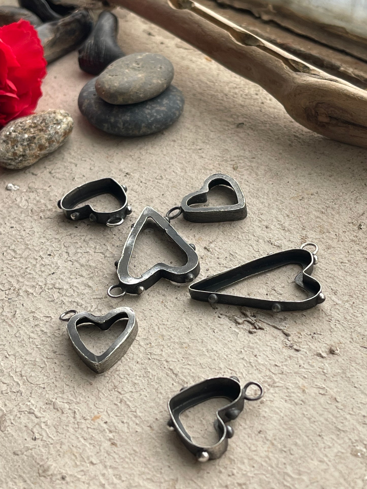 Component 183 - Handmade Sterling Silver Bezels