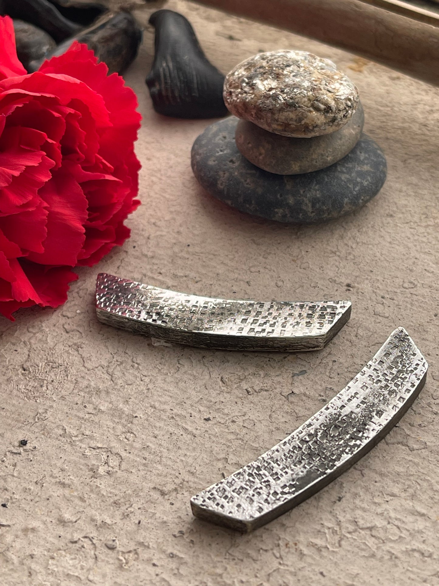 Component 202 - Handmade Sterling Silver Hollow Forms