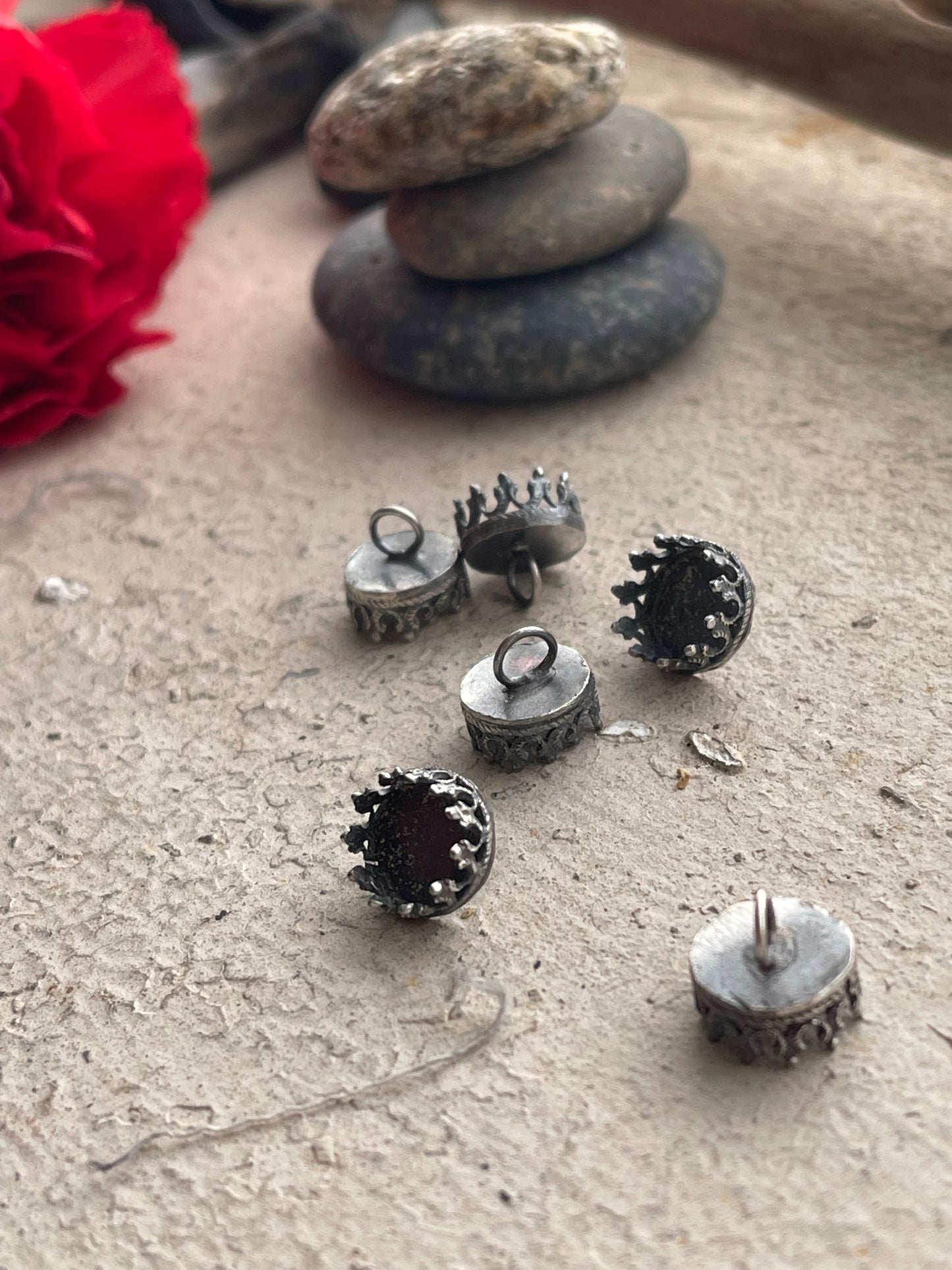 Component 291 - Sterling Filigree End Caps