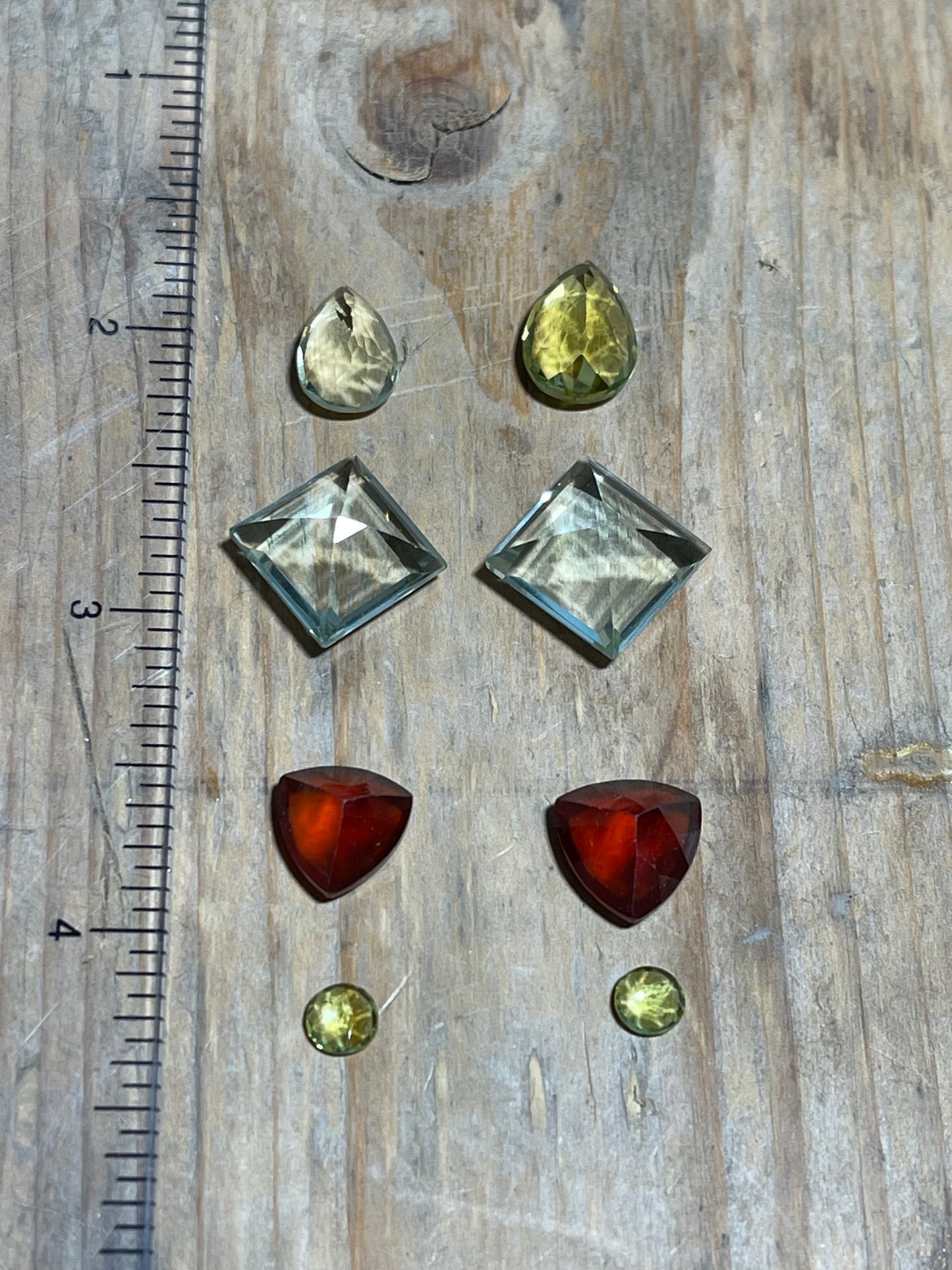 Gemstone Collection 512 - Green Amethyst, Hessonite, Peridot, Lemon Quartz 32CT