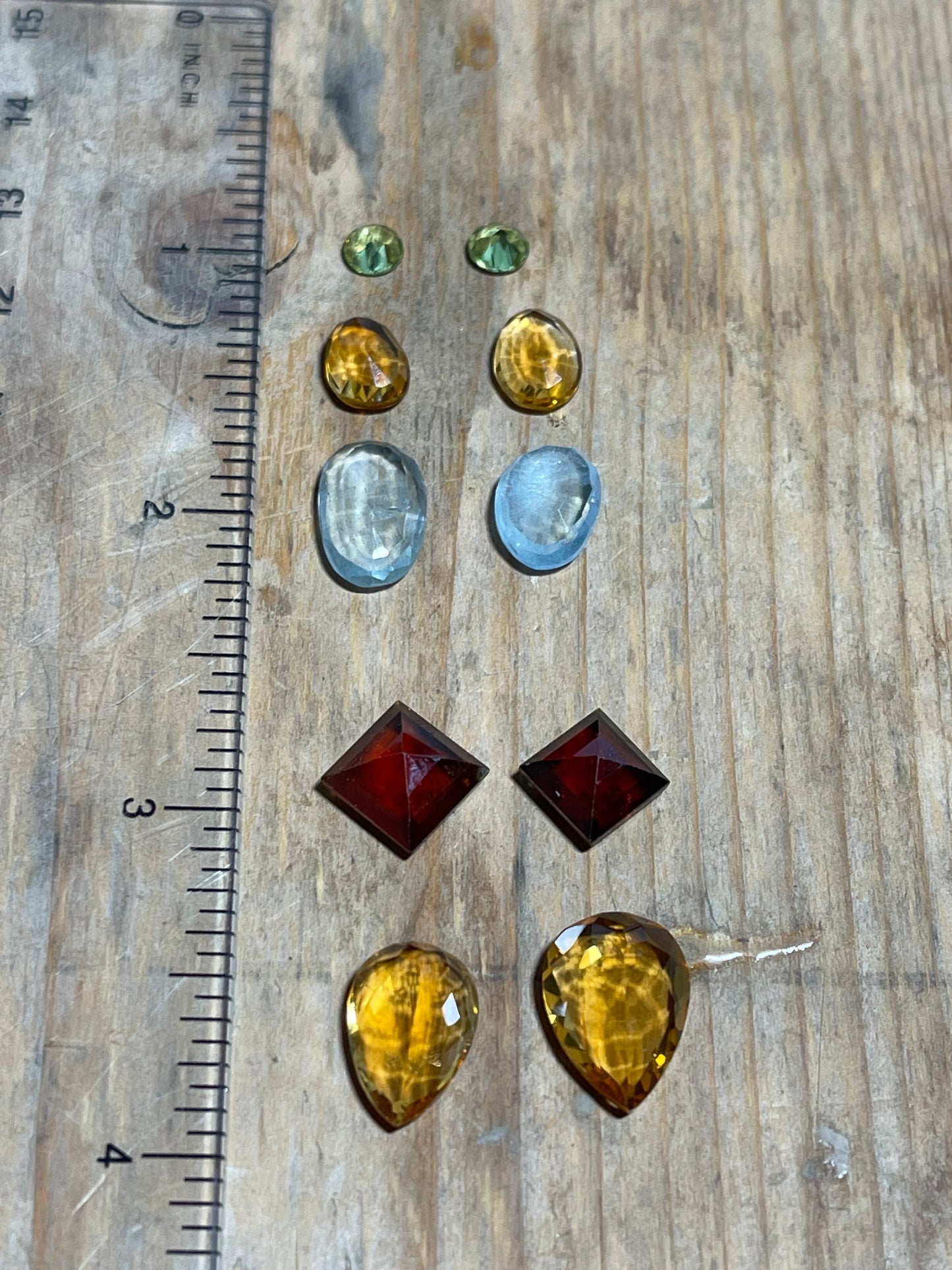 Gemstone Collection 515 - Citrine, Aquamarine, Hessonite, Peridot 23CT