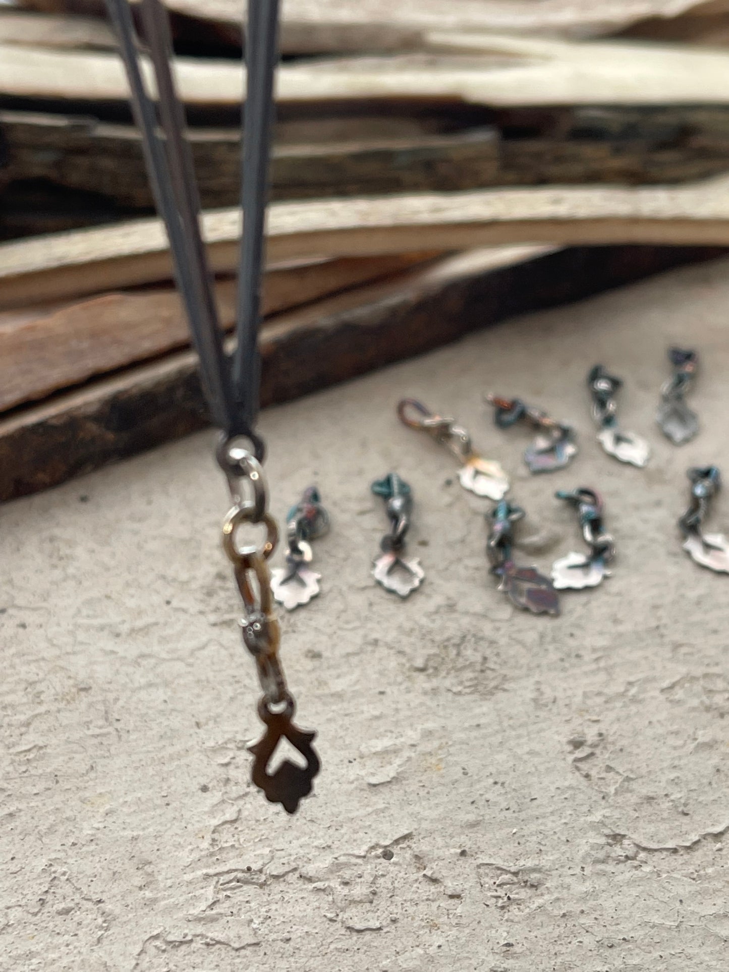Component 241 - Handmade Ancient Sterling Silver Indian Components