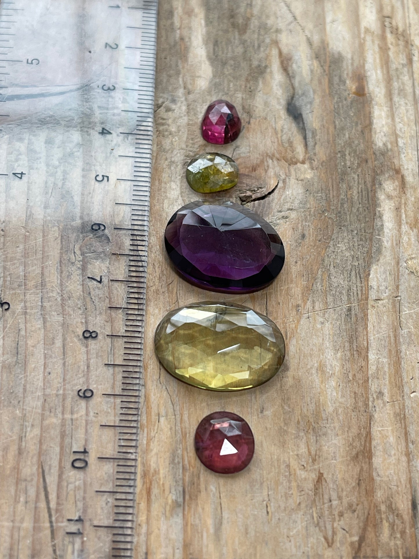 Gemstone Collection 580: Amethyst, Lemon Quartz, Rainbow Tourmaline - 25CT (G580)