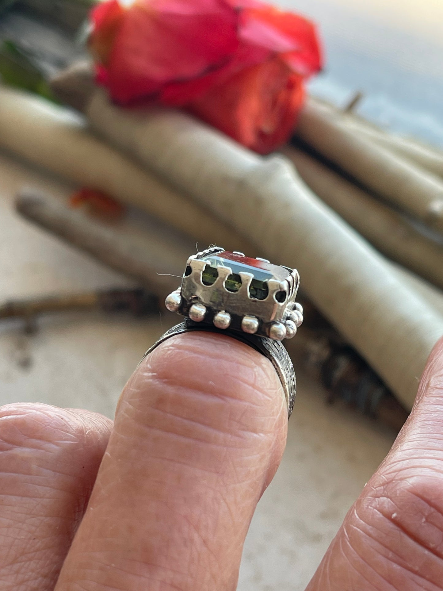 Ring 255 - Lemon Quartz Sterling Silver Ring