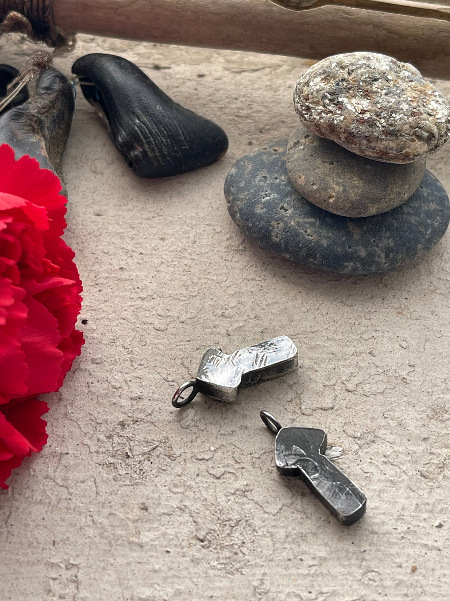 Component 81 - Handmade Sterling Silver Hollow Form Prayer Box