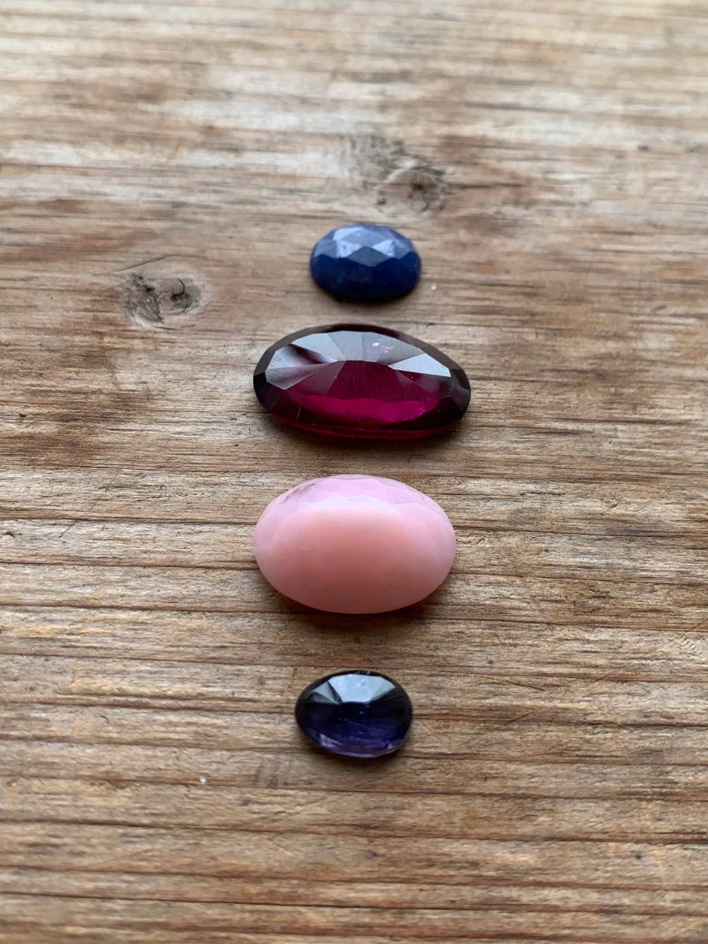 Gemstone Collection 368 - Lapis Lazuli, Rainbow Tourmaline, Pink Opal, Iolite 21CT