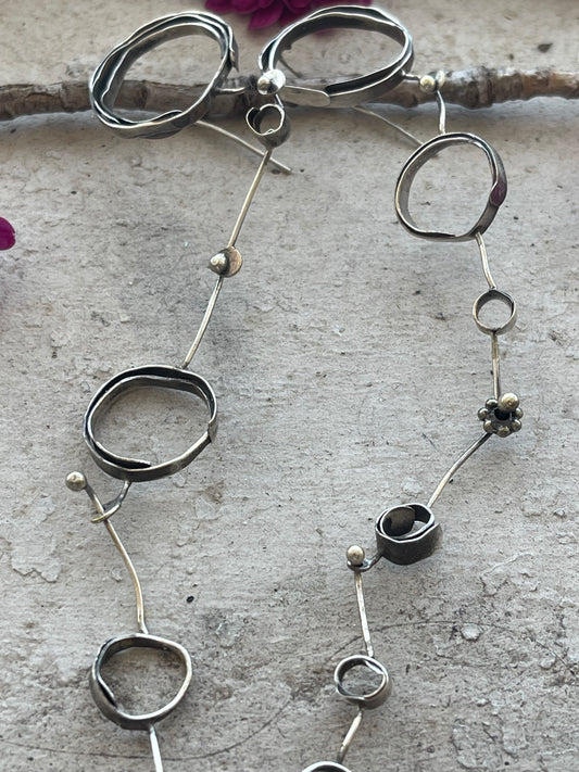 EARRING 101: STERLING SILVER CIRCLE EARRING