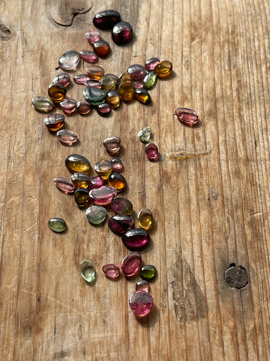 Gemstone Collection 129: Rainbow Tourmaline - 32CT