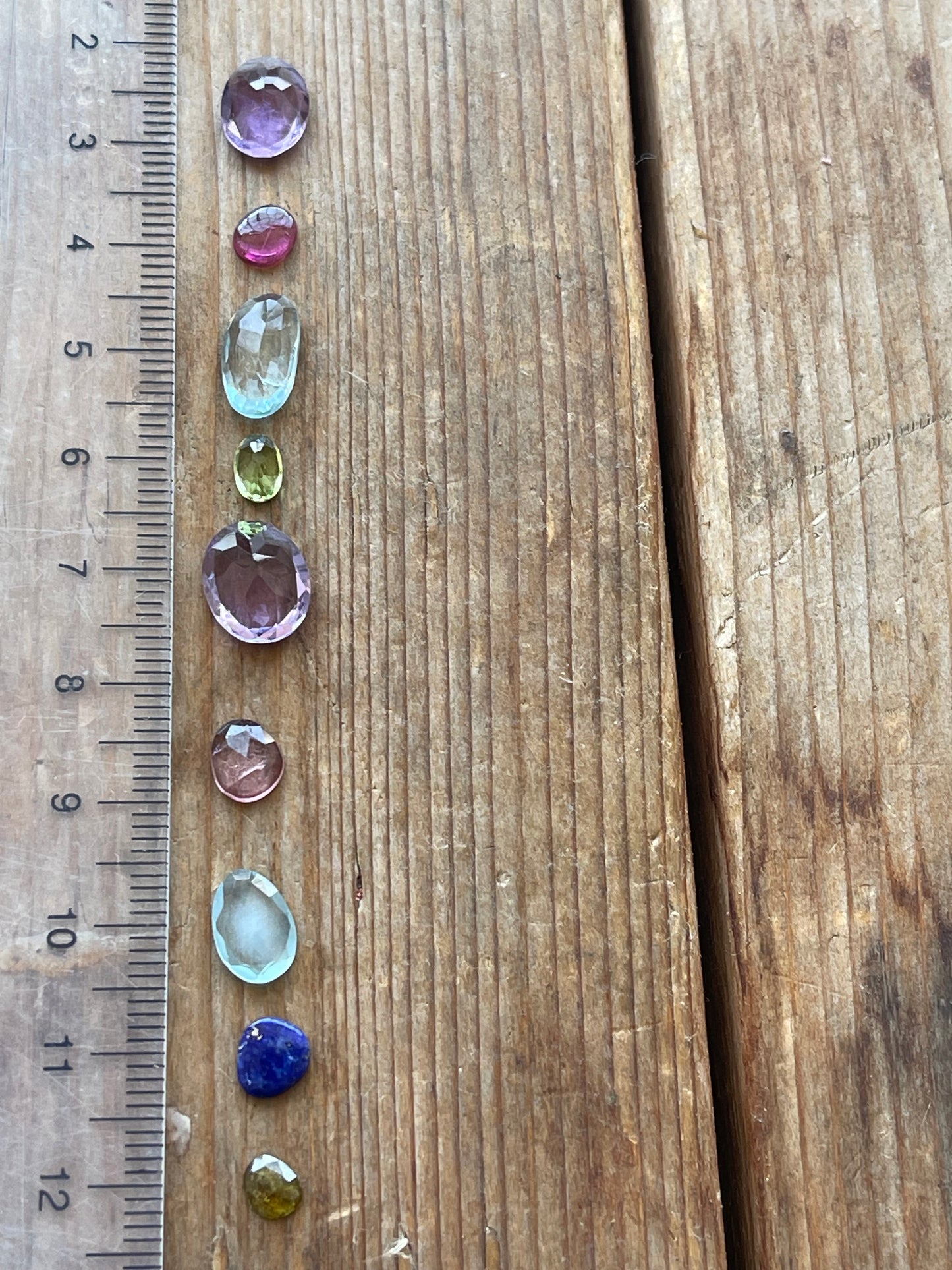 Gemstone Collection 155: Amethyst, Aquamarine, Lemon Quartz, Rainbow Tourmaline (10 CT)