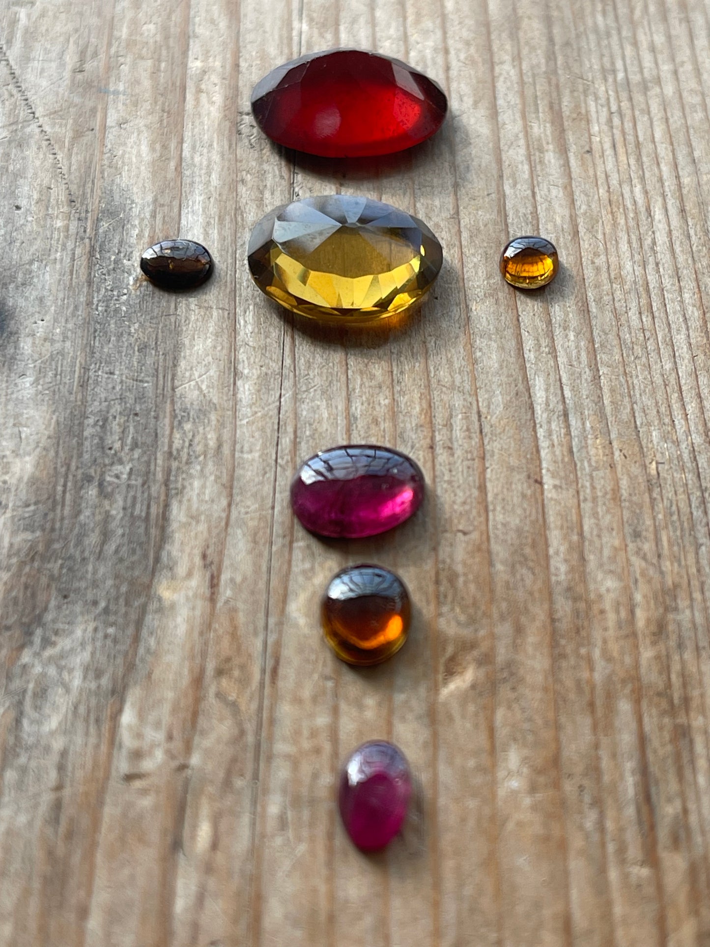 Gemstone Collection 201: Honey Quartz, Hessonite, Rainbow Tourmaline (21 CT)