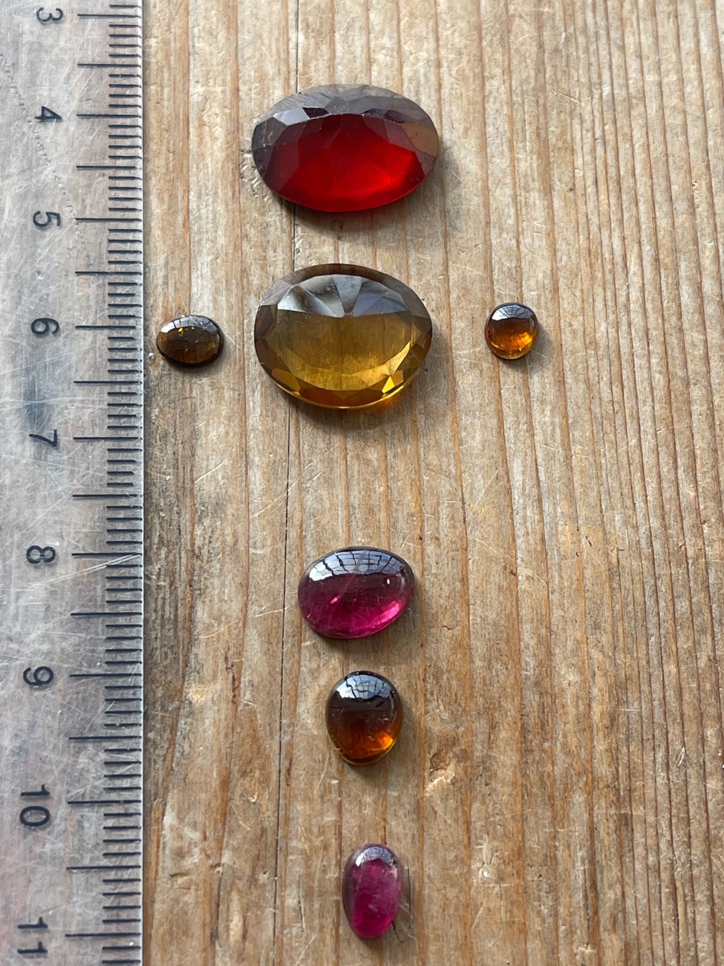 Gemstone Collection 201: Honey Quartz, Hessonite, Rainbow Tourmaline (21 CT)