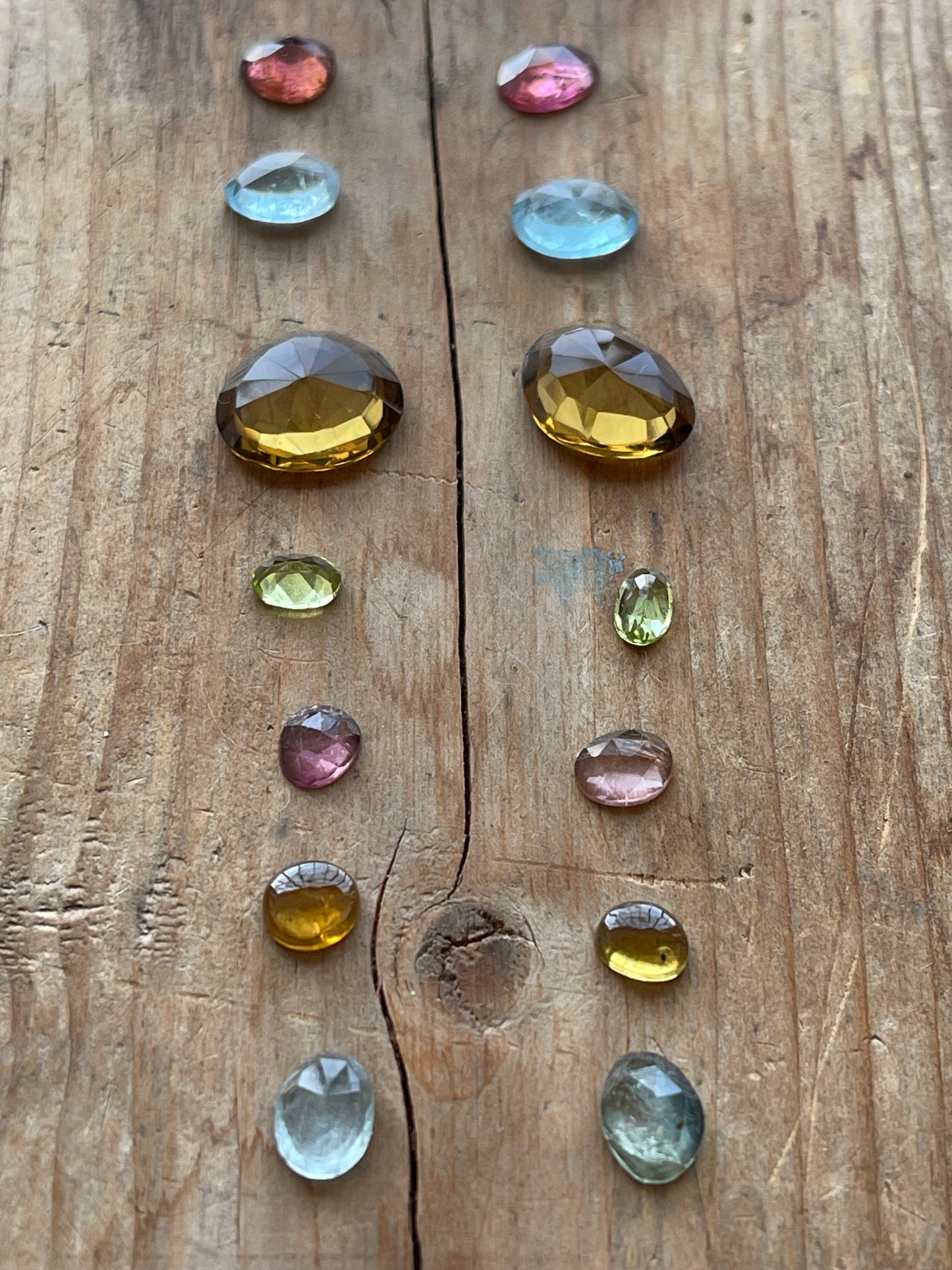 Gemstone Collection 23: Honey Quartz, Aquamarine, Rainbow Tourmaline (19CT)