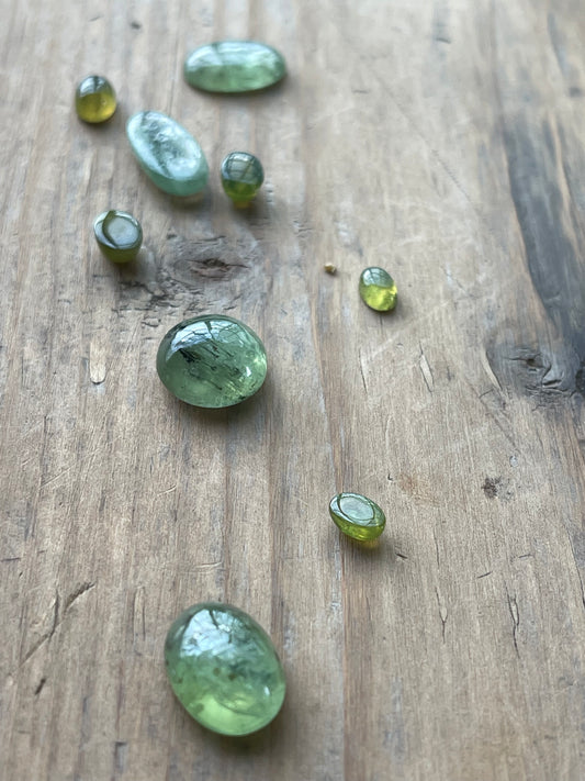 Gemstone Collection 349: Green Kyanite, Vesuvianite - 31CT