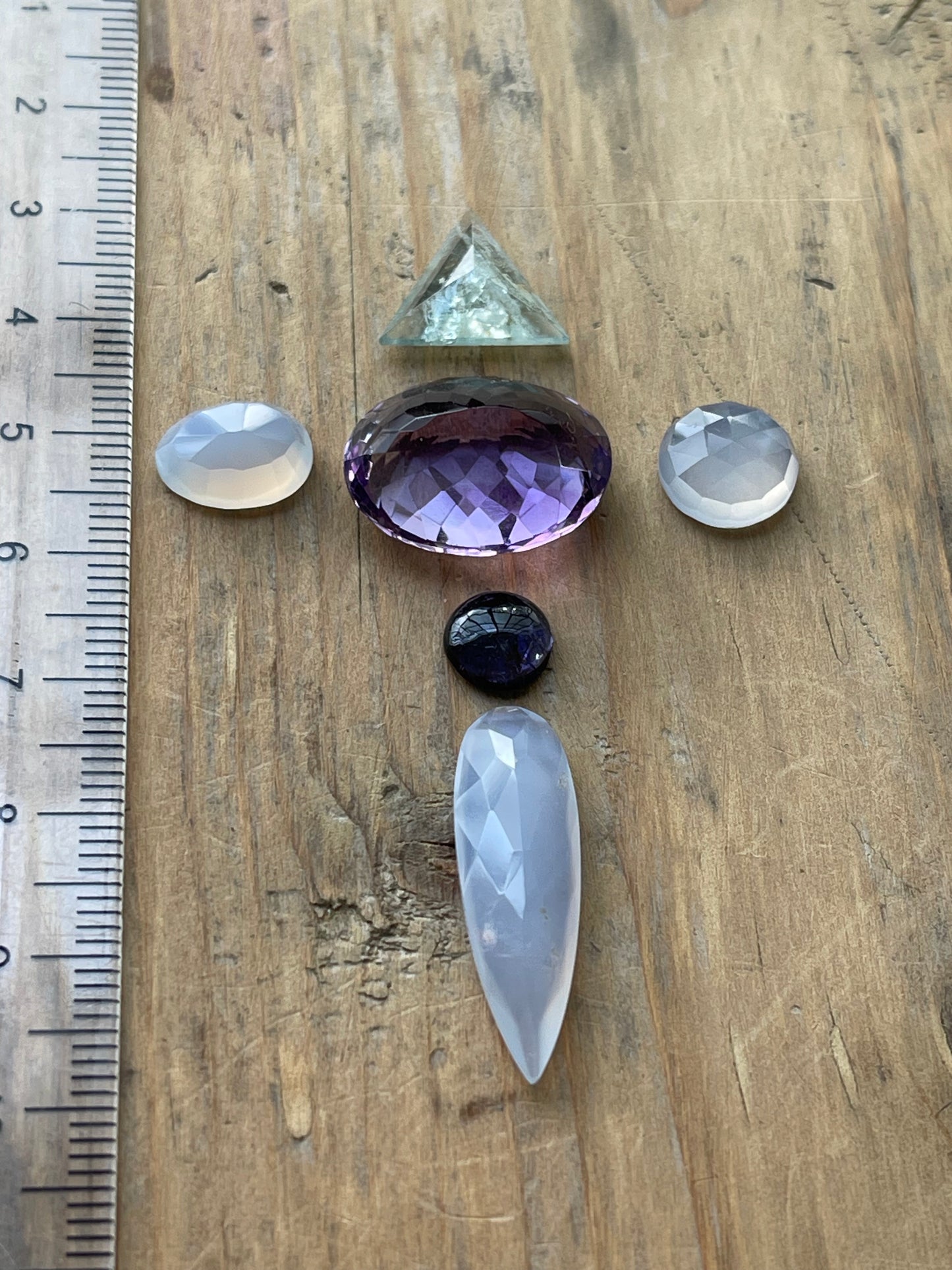 Gemstone Collection 350: Amethyst, Iolite, Aquamarine - 33CT