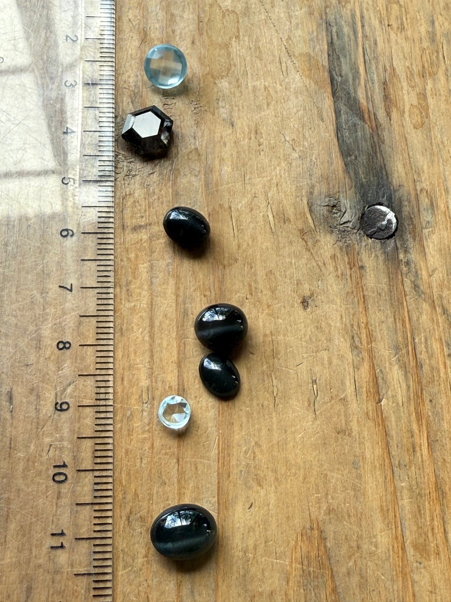 Gemstone Collection 534: Star Sapphire Cabs, Rainbow Tourmaline - 17 CT