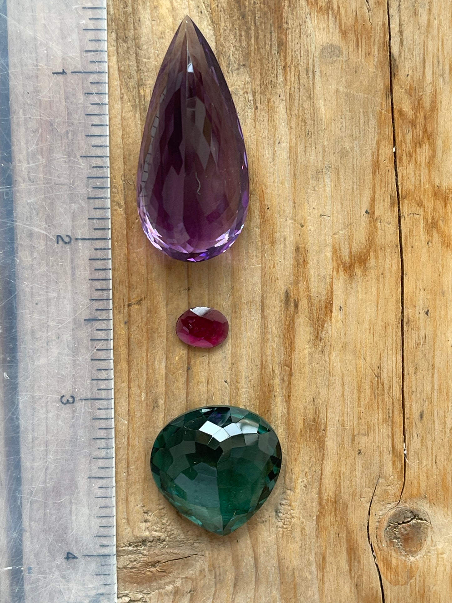 Gemstone Collection 24: Fluorite, Amethyst, Rainbow Tourmaline - 67CT