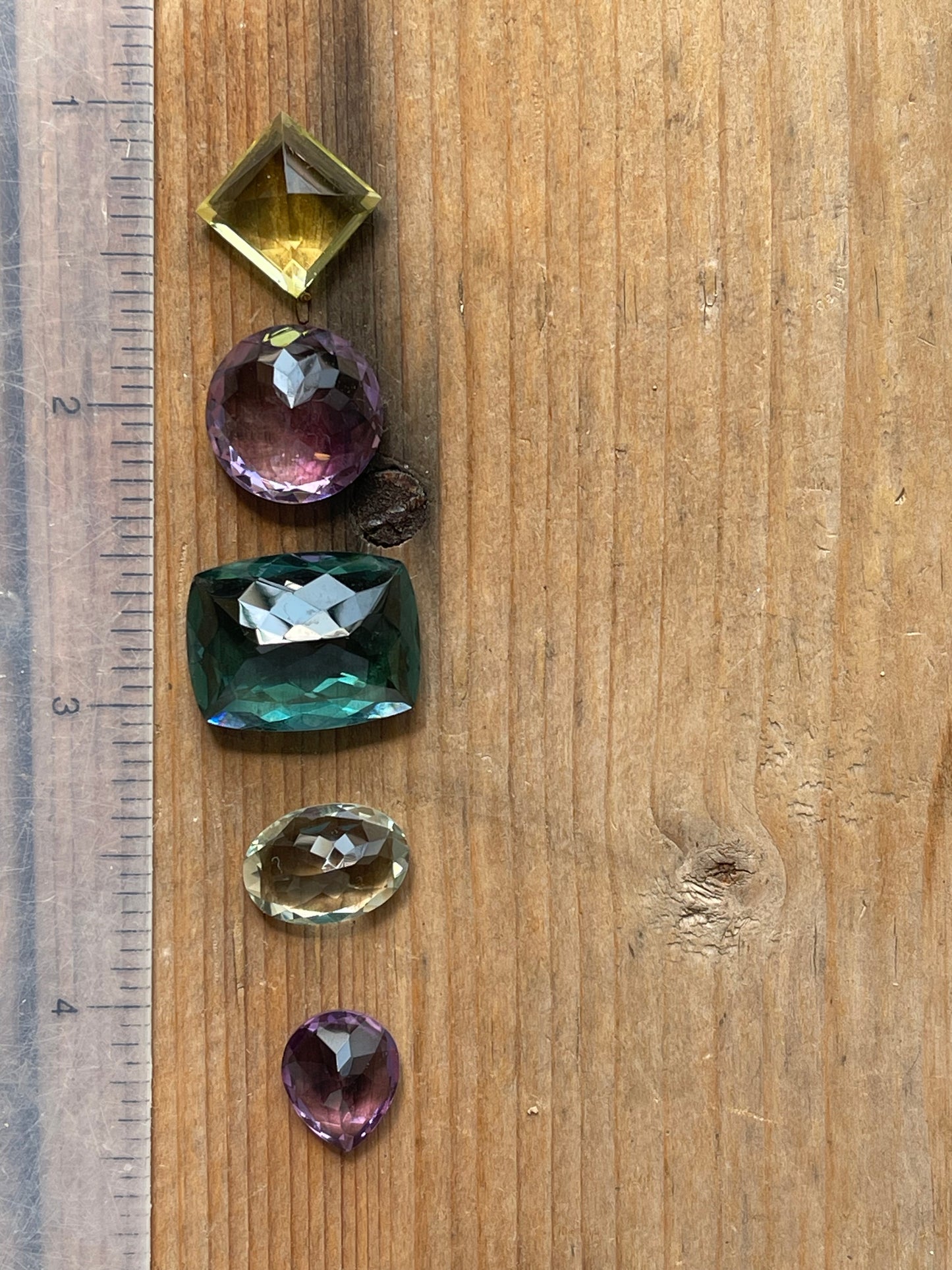 Gemstone Collection 78: Amethyst, Green Amethyst, Lemon Quartz, Fluorite - 43CT