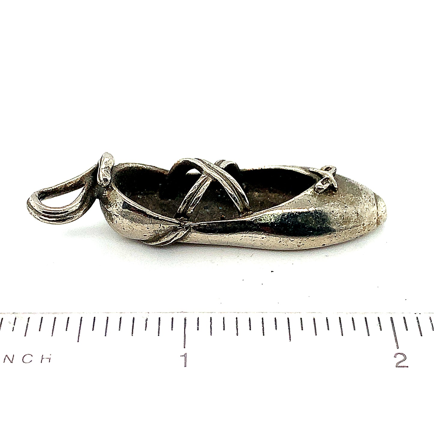 Silver Ballerina Shoe Pendant